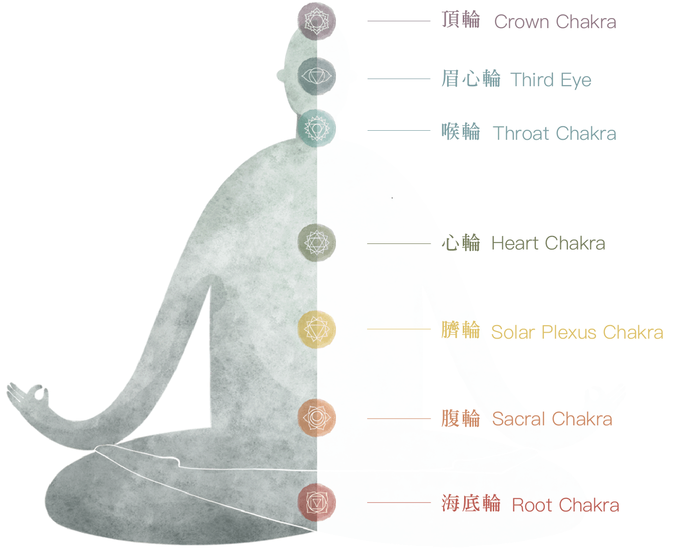 chakra diagram image